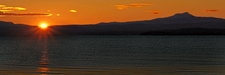 Sunrise over Lake Champlain