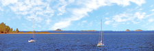 Four Brother Islands on Lake Champlain