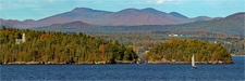 Split Rock Lighthouse on Lake Champlain