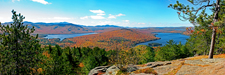 View of Adirondacks from Silver Lake Mountain