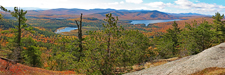 Southeast View of Adirondacks from Silver Lake Mountain