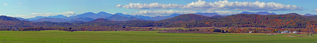 Eastern Adirondack Autumn Panorama ~ Essex NY