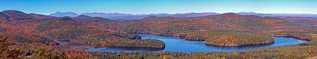 Augur Pond and Eastern Adirondack Mountains