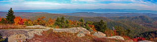 Eastern View From Pokomoonshine Mt.