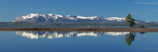 Absaroka Mts. over Yellowstone Lake