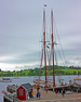 Blue Nose At Dock in Lunenburg Harbor ~ NS