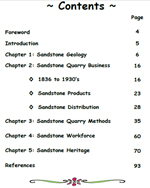 History of Sandstone in Orlenas County NY